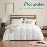 King Duvet Insert Comforter,100% Cotton Shell