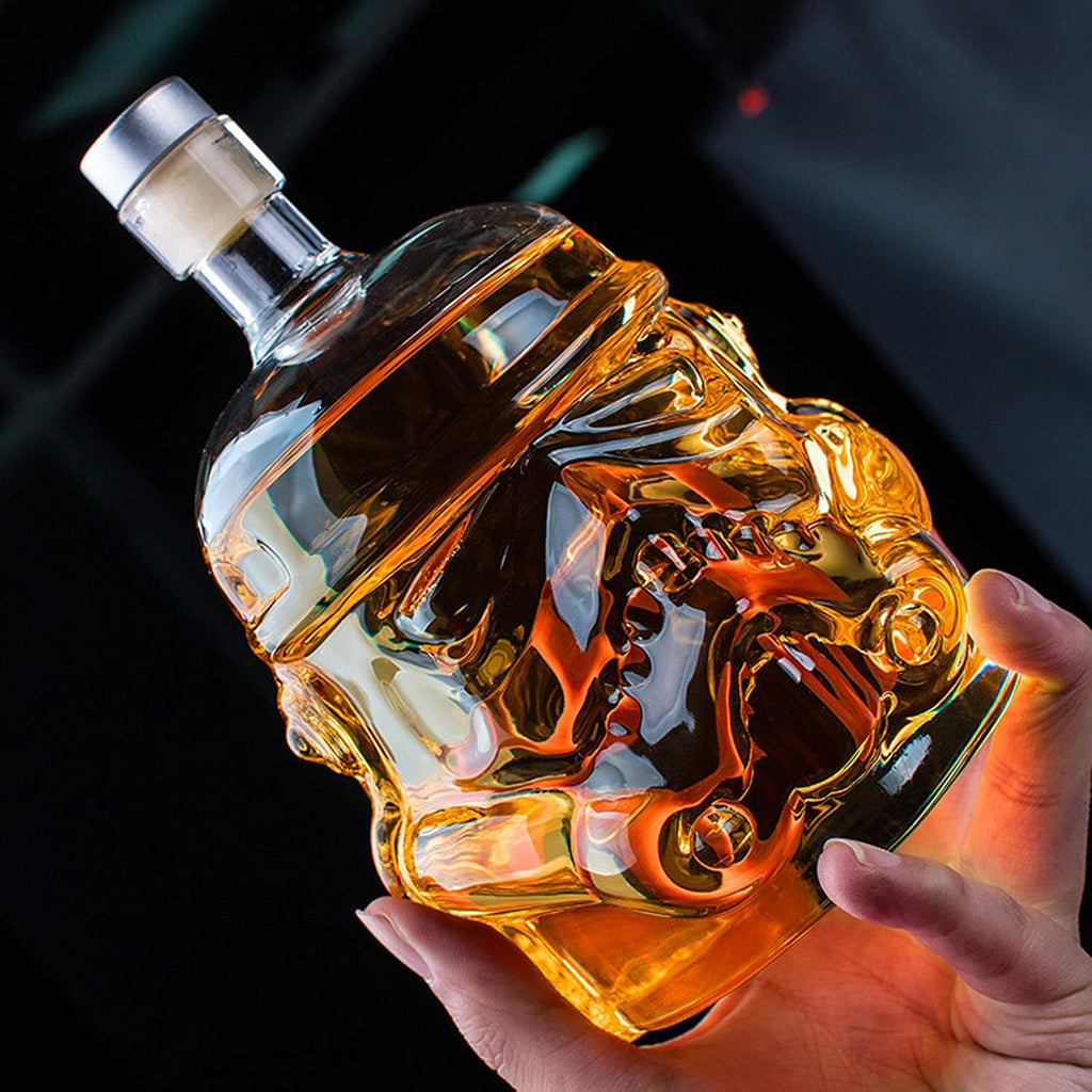 Whiskey Decanter, Liquor Bottle and Stopper, for Husband Or Men Dad Birthday, Father's Day Whiskey Carafe for Wine