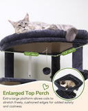 Heavy Duty Cat Tree, 74in Sturdy Cat Tower for Large Cats Adult, Big Cat Tree with 7 Sisal Scratching Posts