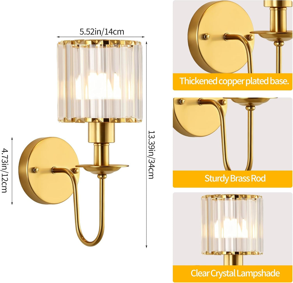 Battery Operated Wall Sconces set of Two,Wireless Wall Sconces with 5200 mAh Bulb and Remote,LED 15 Colors
