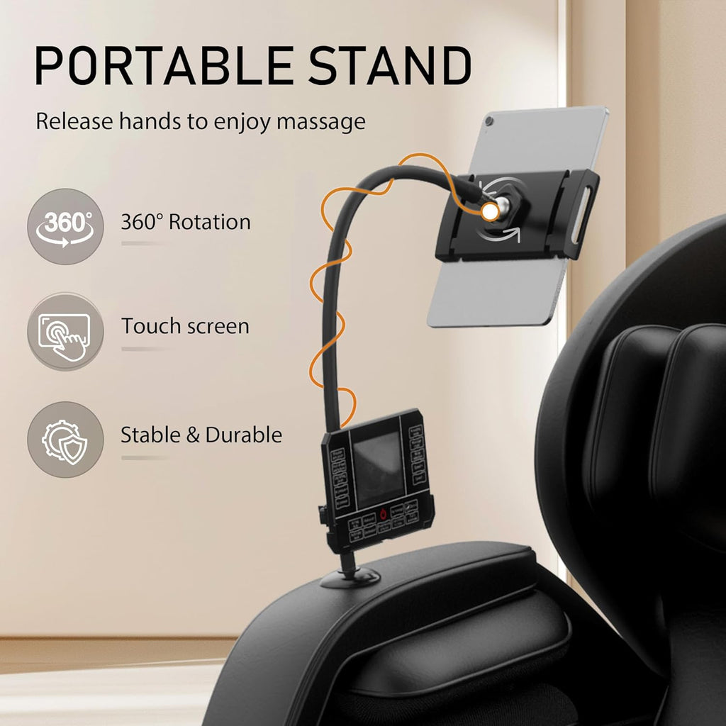 Massage Chair Full Body, Zero Gravity Massage Chair Recliner with 8 Fixed Rollers, Airbags, Heating, Foot Massage