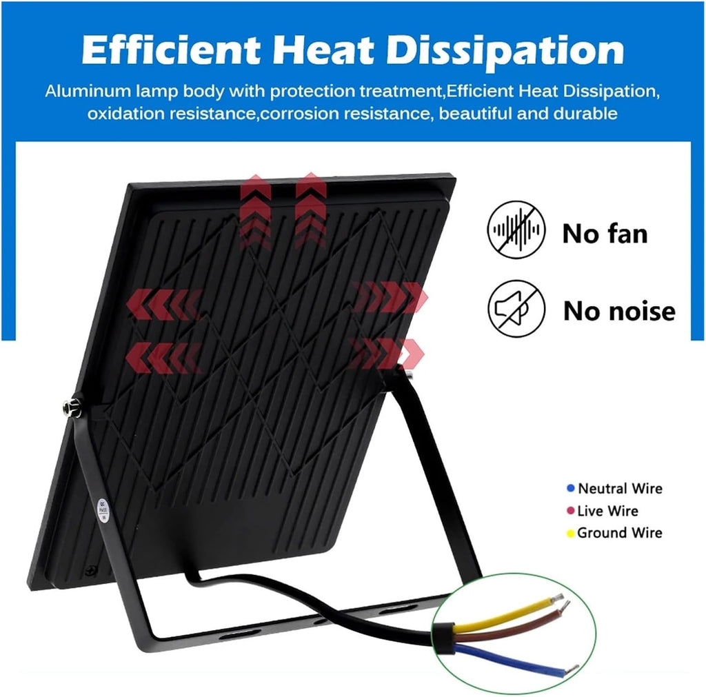 LED Flood Light AC220 50W 100W 150W 200W High Brightness IP66 Waterproof Outdoor Lighting Reflector Spotlight Wall