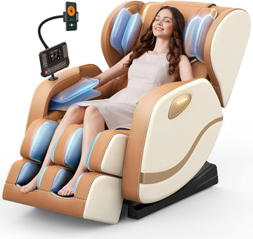 2026 SL Track Massage Chair Full Body, Zero Gravity Recliner | 12 Fix Rollers, 8 Airbags, 15 Auto Programs, Foot