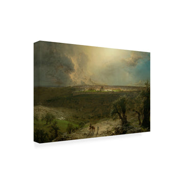 'Jerusalem From The Mount Of' Canvas Art - 16x24