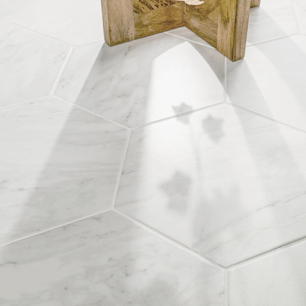 MSI Modulo Alba 11 in. x 13 in. Matte Porcelain Hexagon Tile Flooring - Set of 14
