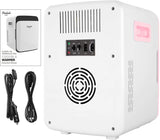10L Mini Fridge for Bedroom - Car, Office Desk & College Dorm Room - 12V Portable Cooler & Warmer for Food, Drinks