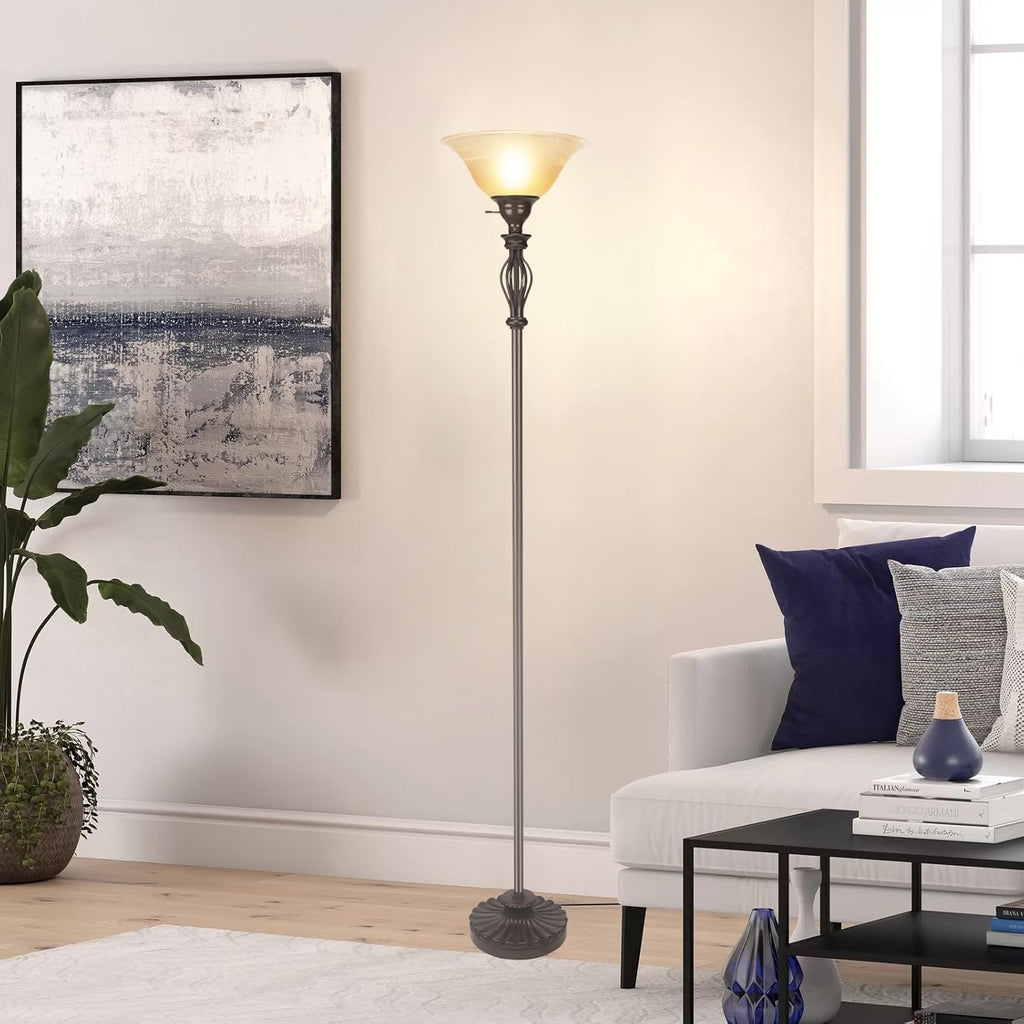 Torchiere Floor Lamps - Stand Up Lamp with Corner Floor Lamp Design