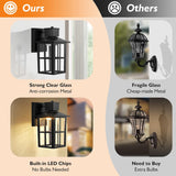 LED Outdoor Wall Lights, 10W 3000K/4000K/6500K Selectable