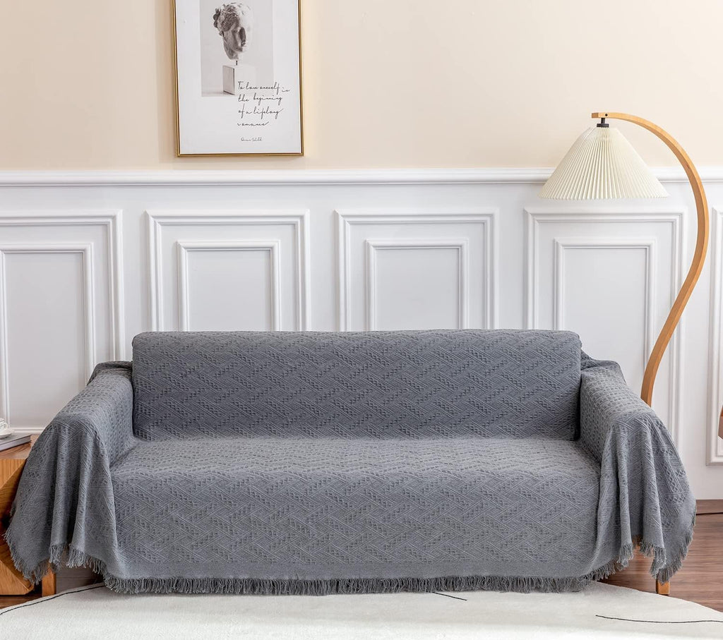 Sectional Couch Covers, 2 Pieces Sectional Sofa Cover, L Shaped Couch Covers, Couch Cover for Sectional Sofa
