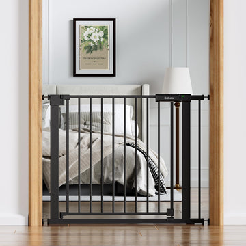 Baby Gate for Stairs No Drilling,, 36-41 in Dog Gate