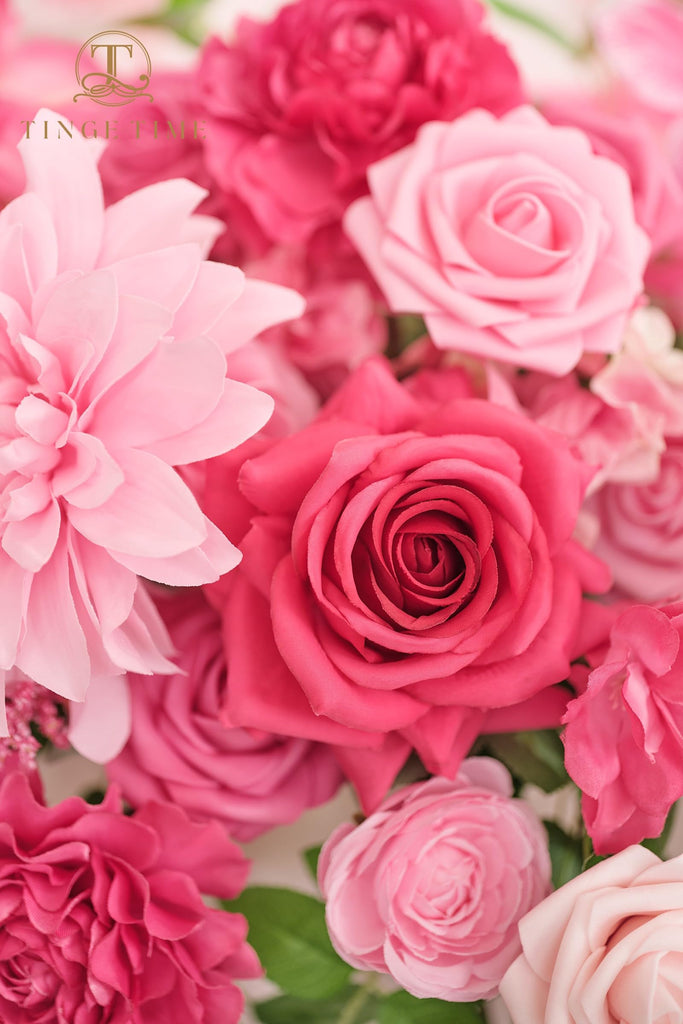 Artificial Sweetheart Flower Swag with Table Cloth and Table Runner, Pack of 3 Floral Arrangement for Wedding