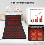 Infrared Sauna Blanket for Home, Low EMF Carbon Crystal Heating, Portable Dry Sauna Bag for Relaxation, Detoxification