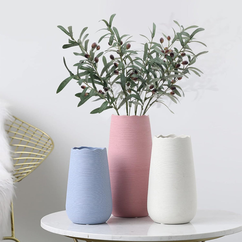 4 PCS 28 inch Artificial Olive Branches for Vases Greenery Olive Stems Faux Tree Branch Twig Wedding Shop Office