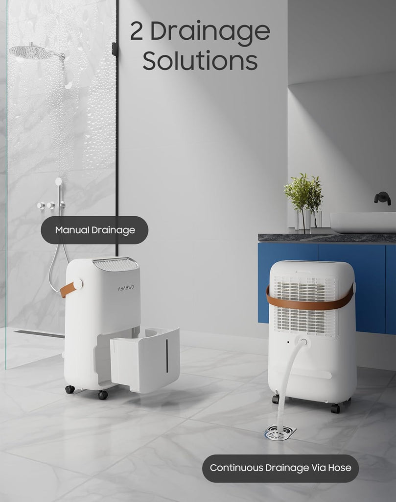 Dehumidifier for Basement,Home,Bathroom,Bedroom 45 pint/Day 4500 Sq ft Dehumidifiers with Drain Hose