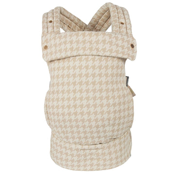 Carrier for Newborns to Toddlers, Houndstooth Adjustable Soft Cotton Linen Carrier, in -1 Lightweight Front