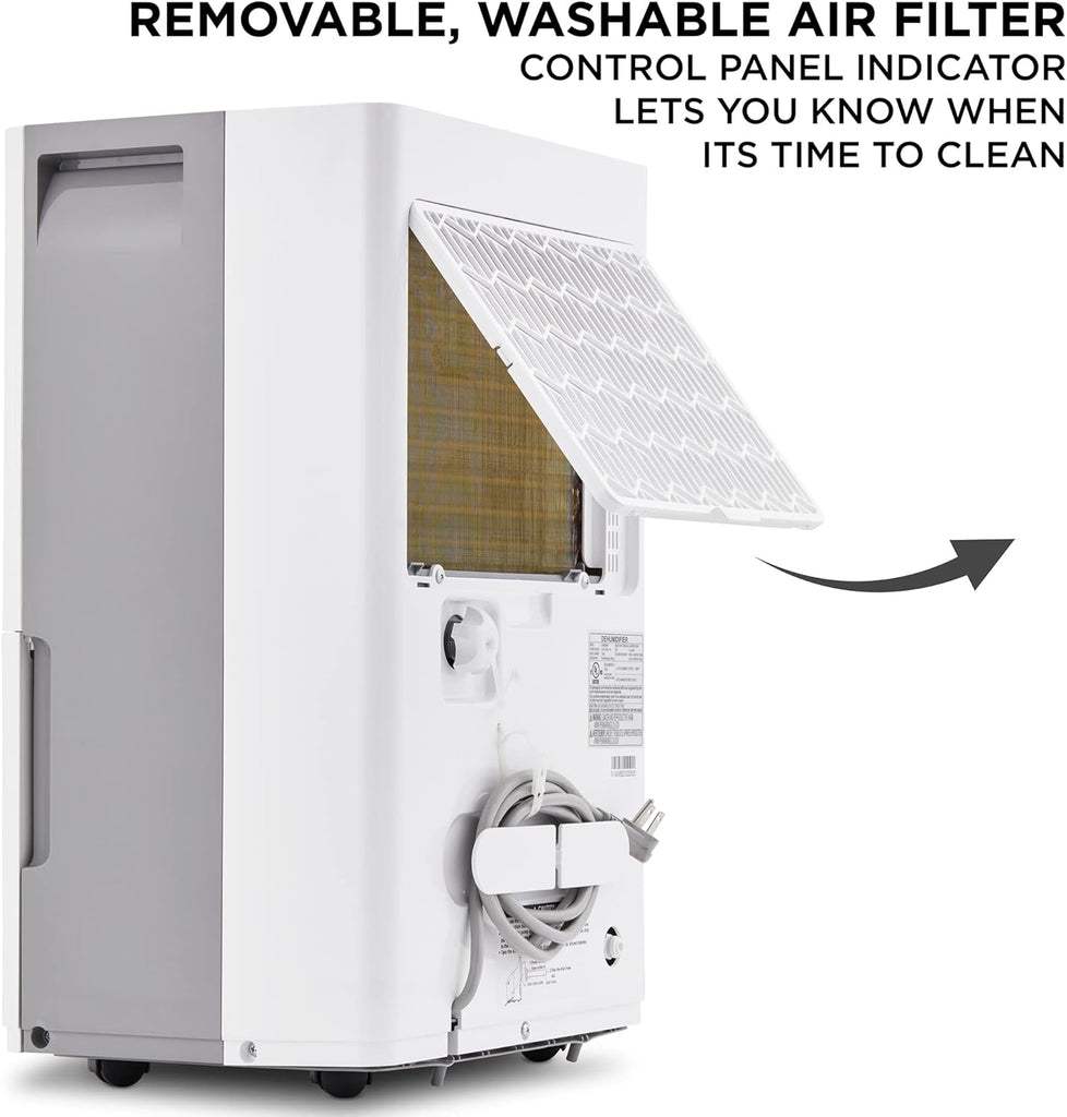 4,500 Sq. Ft Energy Star Dehumidifier With Pump, Large Capacity Compressor De