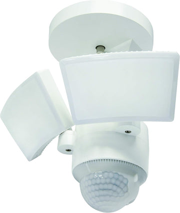 LED Outdoor Motion Sensor Security Floodlight - 1100 Lumens, 180° Detection, Weatherproof Design, Versatile Eave or