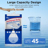 Hanging Moisture Absorbers Hanging Bag for Your Closet, Dehumidifier Bags for Bathroom