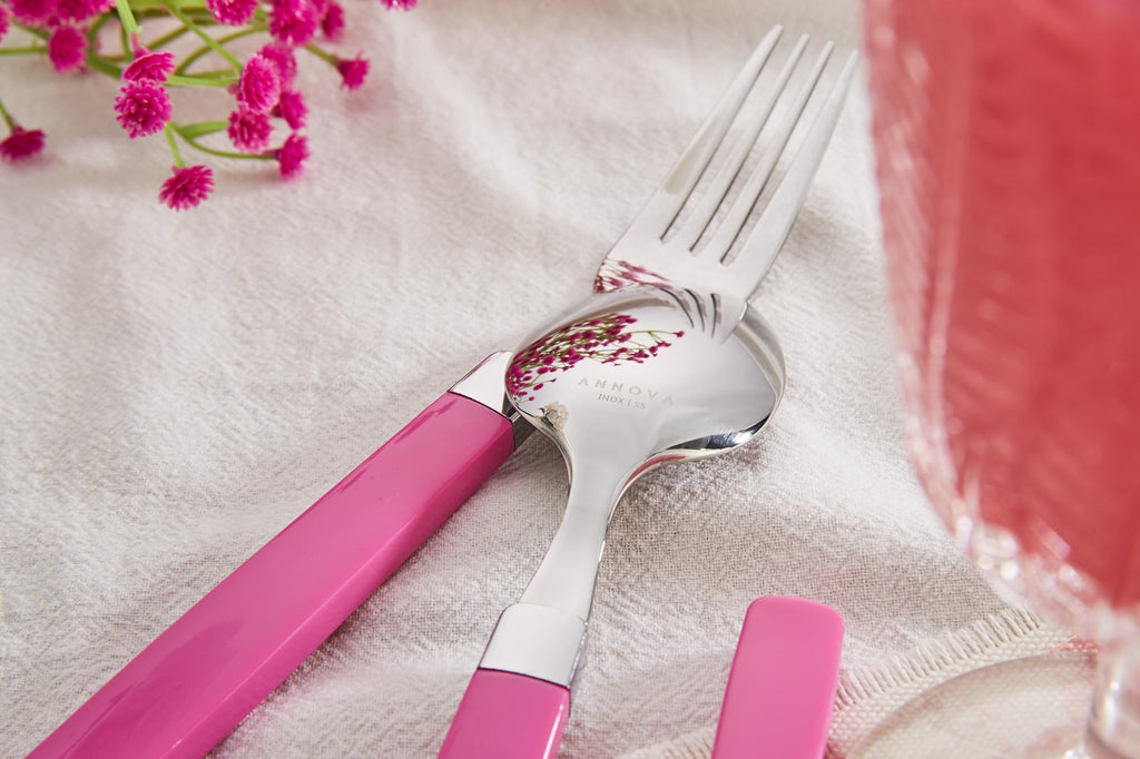 Silverware Set Stainless Steel Colorful Tableware Kitchen Flatware Set Utensils, Includes Dinner Knives, Forks