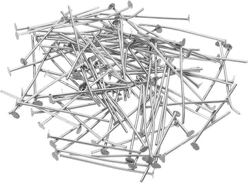 300pcs Chandelier Connector Clip Pins, 3 x 30mm L Chandelier Replacement Prism Copper Pins for Fastening Suncatcher