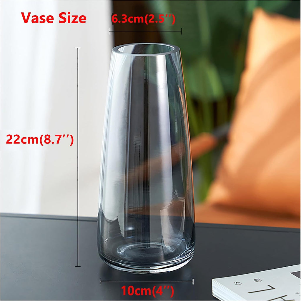 Modern Glass Vase Crystal Clear Glass Vase