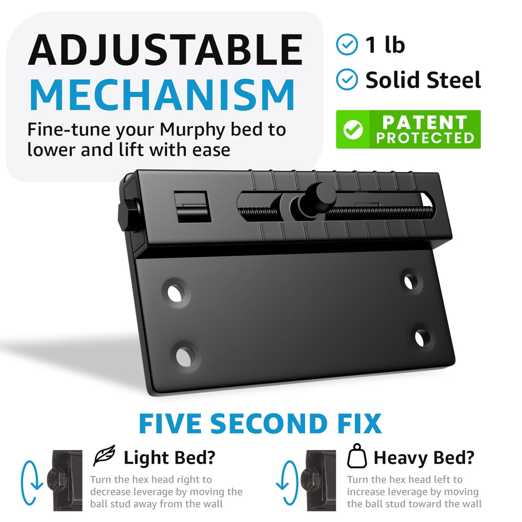 Premium Murphy Bed Kit, King Vertical