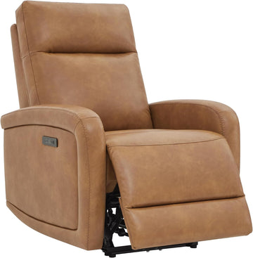 Zero Wall Recliners W Power Headrest, Power Recliner Chairs for Adults, Small Home Theater Seating Type-C Charger &
