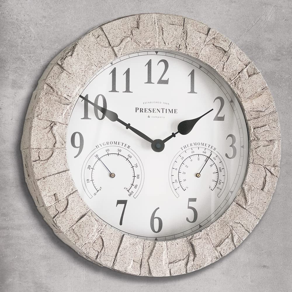 Sandstone Outdoor Clock - Coastal Sandstone