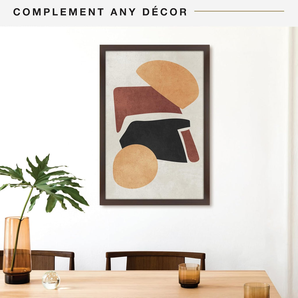 Museum Poster Frame, 24x36, Espresso Woodgrain | Museum Collection Poster Frame For Photos & Art Prints, 24x36 Inch
