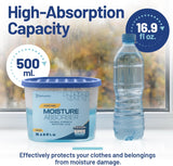 Premium Moisture Absorbers and Dehumidifier Tubs - High-Efficiency Closet Dehumidifier and Dehumidifier for Car