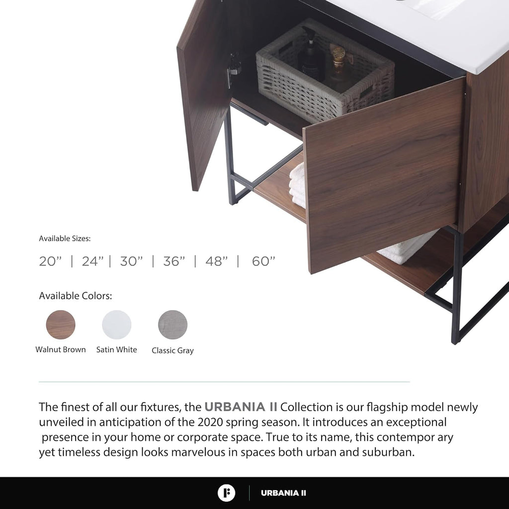 Fine Fixtures 30 Inch Bathroom Vanity with Sink