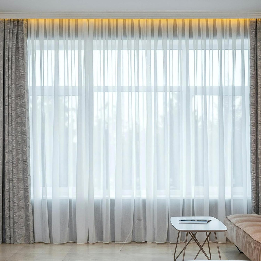 Electric Curtain Tracks| Matter over WiFi Electric Track, Smart Curtains Motorized Opener Curtains Rod with Remote