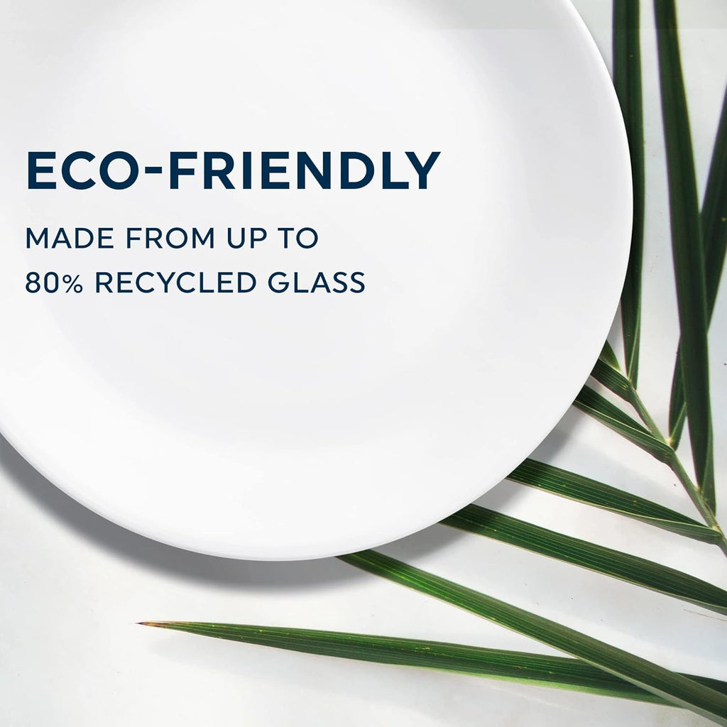 4-Pc Versa Bowls for Pasta Salad and More, Service for 4, Durable and Eco-Friendly 30-Oz, Compact Stack Bowl Set