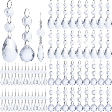 66 Pack Chandelier Crystal Prism Replacement