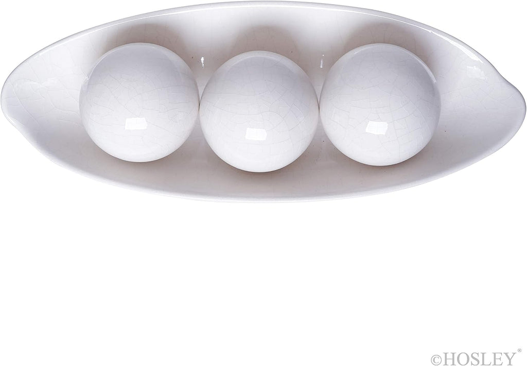 Decorative Bowl and Orb Set. Ideal GIFT for Weddings Special Occasions and for Decorative Centerpiece in Your Living