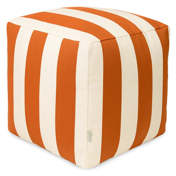 MHG Square Pouf Ottoman Foot Rest | Treated Polyester | Modern Decorative Seating | Designed For Indoor & Outdoor