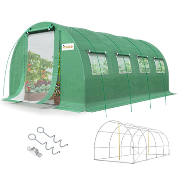 Premium 20x10x6.6FT Greenhouse for Outdoors Large Walk