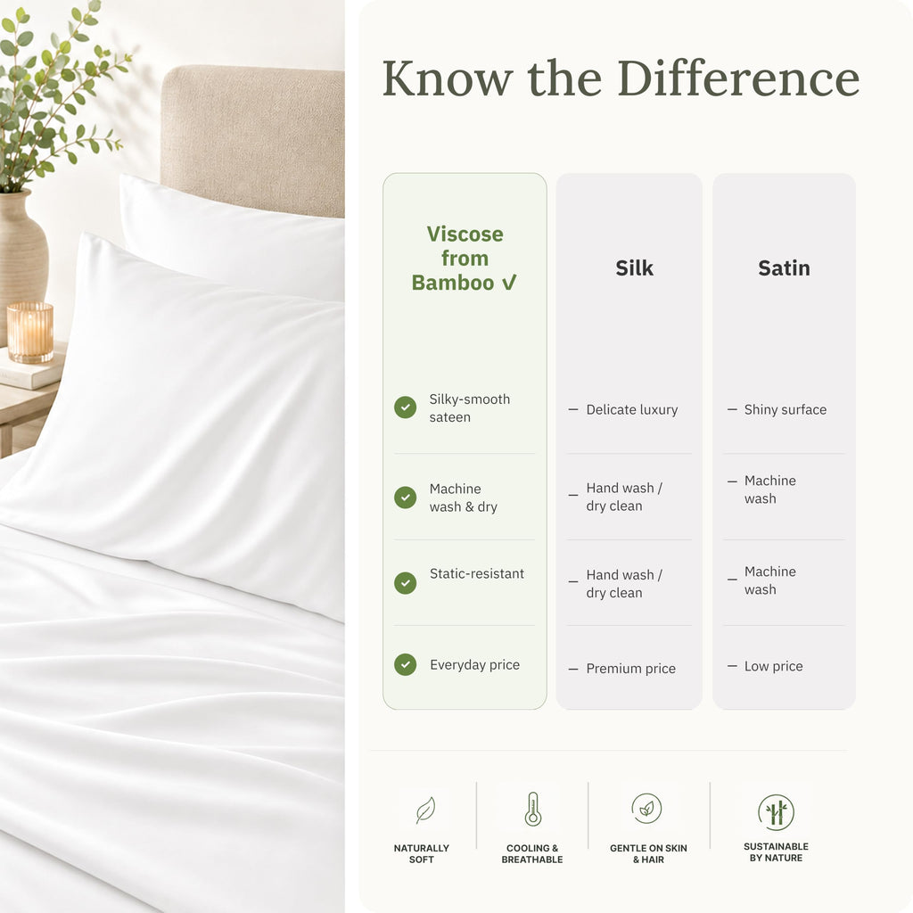Pillowcase King, 100% Viscose from Bamboo