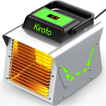 Greenhouse Heater 1500W with APP Remote Control, Greenhouse Heater With Thermostat, Portable Outdoor Heater for