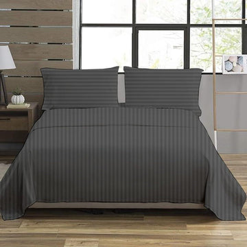 4 Piece Sheet Set King Size, 100% Egyptian Cotton, 9 Inch Deep Pocket, Breathable Cooling & Super Soft Hotel Bed