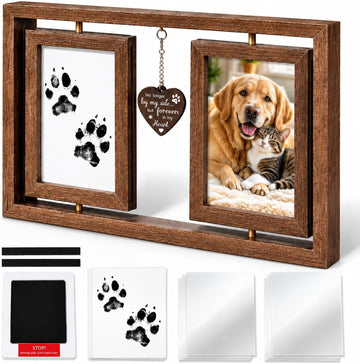 Pet Memorial Frame - 360° Rotating Double Sided 4x6 Photo Frame