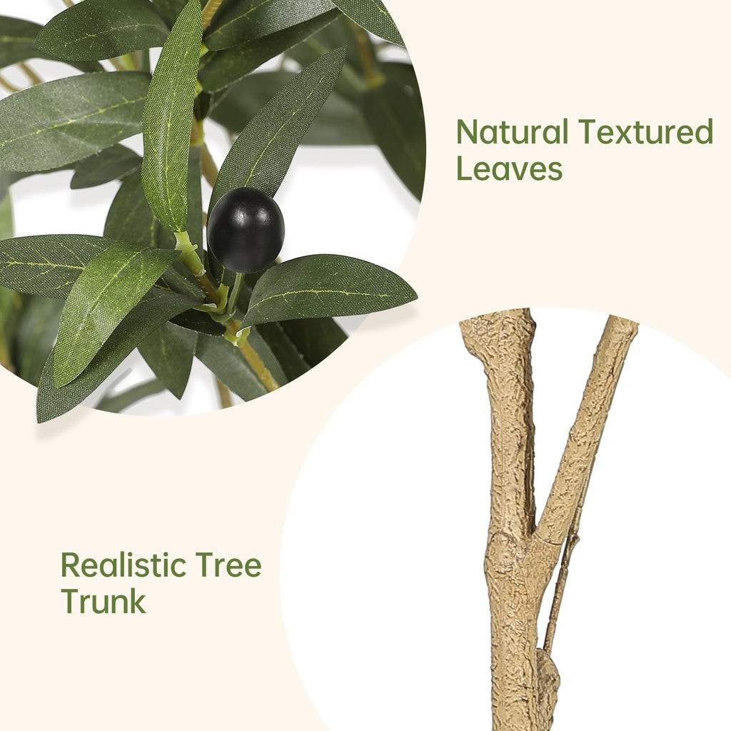 5ft Olive Trees Artificial Indoor with Realistic Appearance
