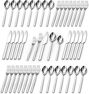 Silverware Sets, 60-Piece Flatware Set for 12