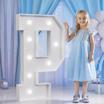 Marquee Letters 3 Feet Tall Large Light up Letters P for Decor