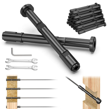 20 Pack 3/16" Black Swageless Invisible Cable Railing Kits