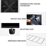 Urban Series 12 Bottle Wine Cooler Refrigerator Dual Zone Thermoelectric Wine Fr