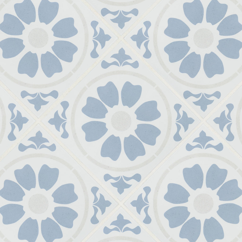 Porcelain Wall Tile | Tamensa Encaustic | 8" x 8"