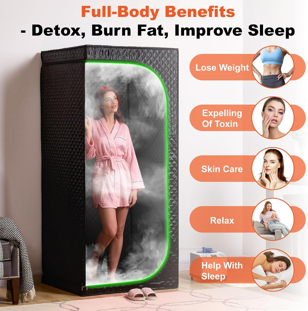 Portable Full-Body Steam Sauna Tent for Home