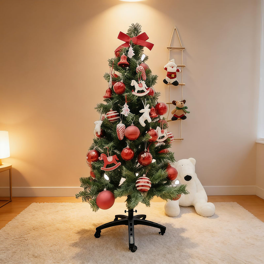Heavy Duty Rolling Christmas Tree Stand with Wheels for 9FT Artificial Tree