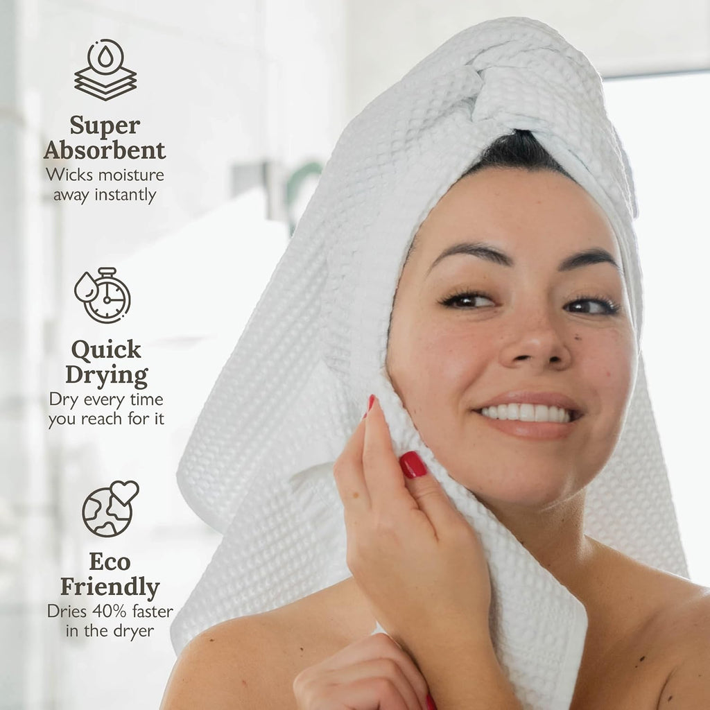 Waffle Bath Sheet Large Bath Towels Quick Dry Thin Body Towels, 40x80 Oversized Bath Towels for Adults, Classic Style